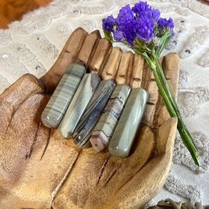 2 1/2" Picasso Jasper Double Terminated Points